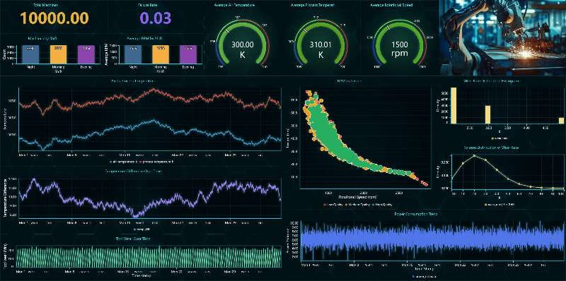 Machine Predictive Maintenance Classification Dashboard